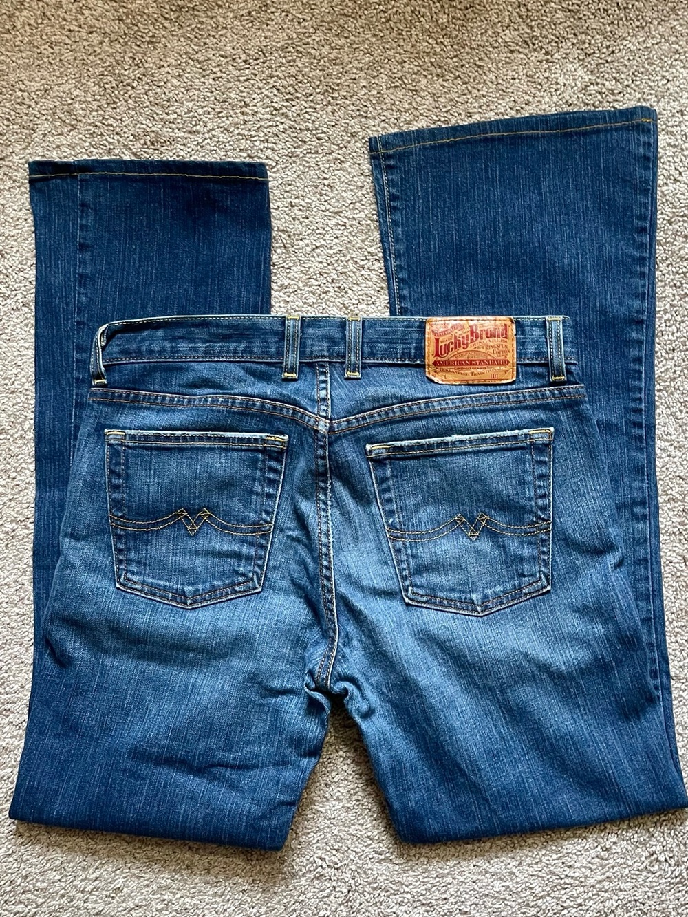 Vintage Lucky Brand Blue Denim Jeans Size 6/28